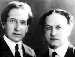 Howard Thurston and Harry Houdini